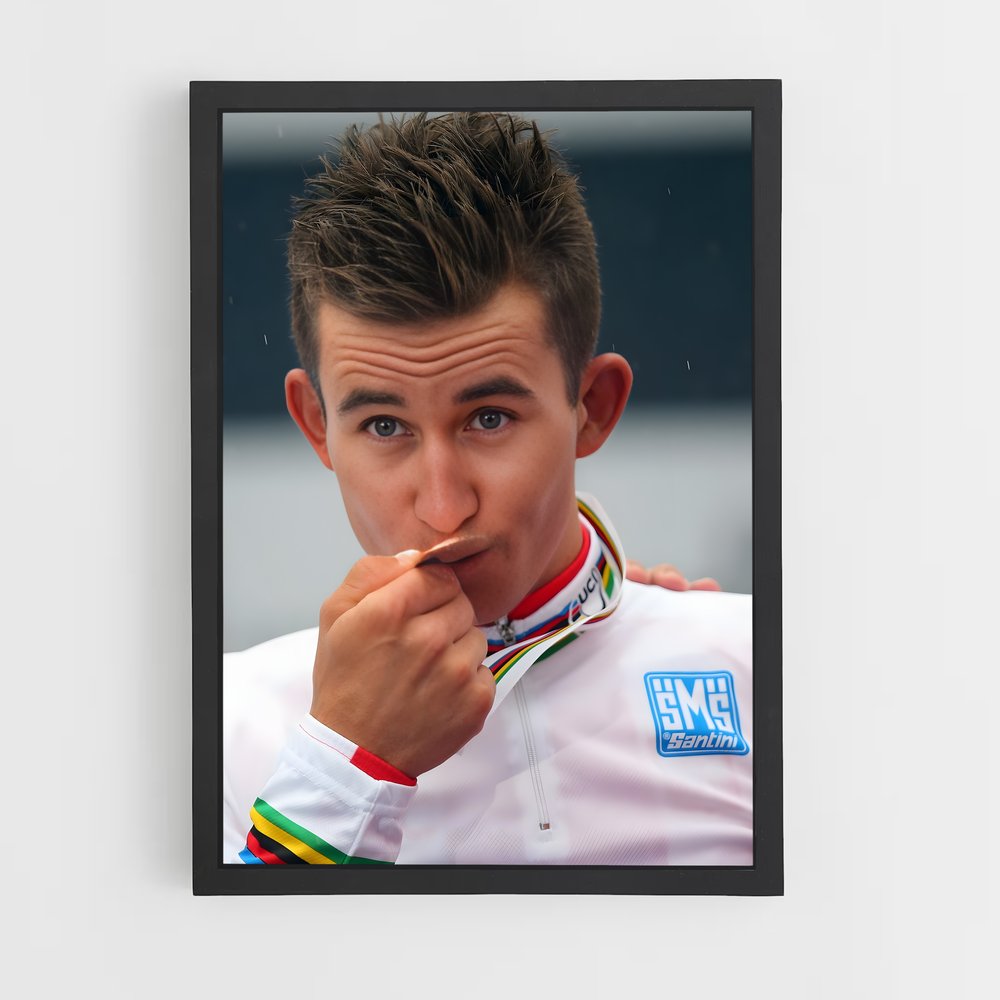 Poster L'Homme Médaillé – affiche Cyclisme (vue 2)